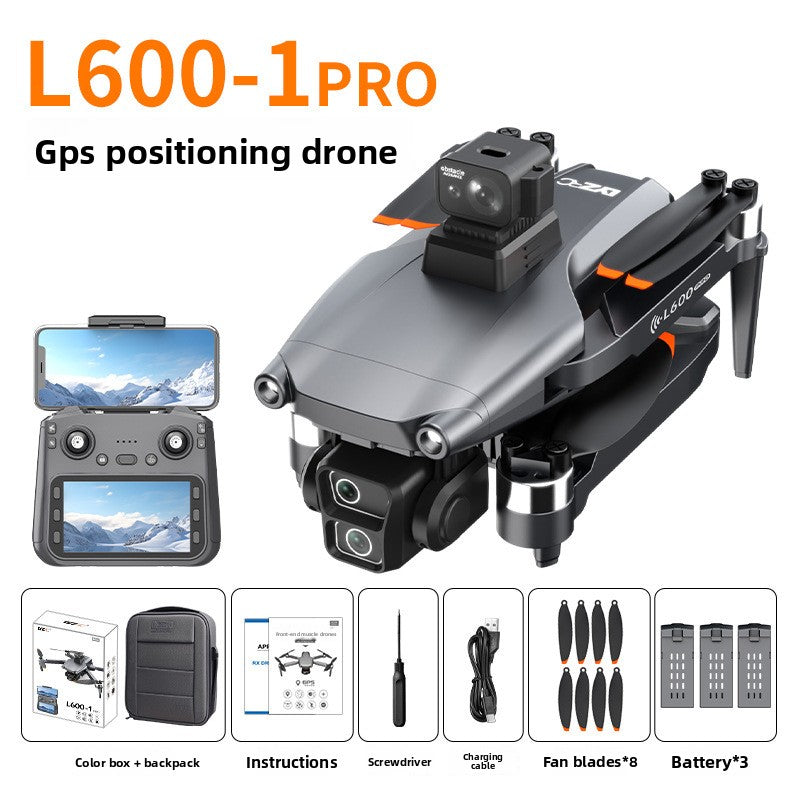 quadcopter drone Screen Control: Features a 4.5-inch LCD color screen for intuitive remote operation.
GPS Navigation: Equipped with GPS for stable flight and precise positioning