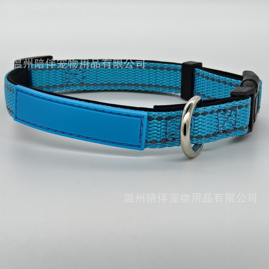 Leather tag printing for dog collars LIGHT BALT FOR DOG