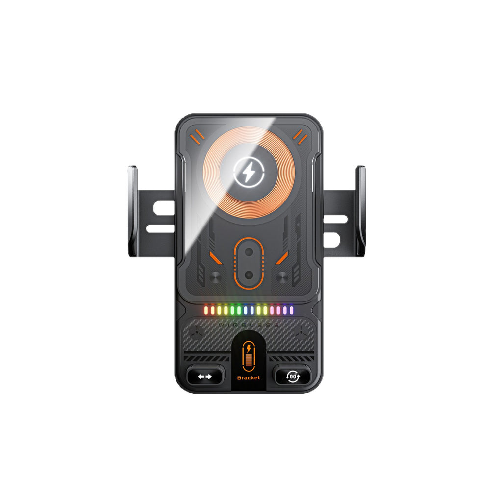 Fully automatic air outlet car bracket 360� Rotation - Provides full horizontal and vertical screen adjustment for optimal viewing.
Infrared Sensor - Automatically clamps and releases phones with smart detection