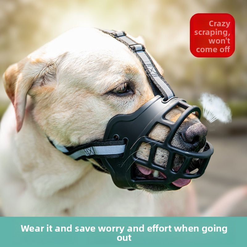 Anti-bite and anti-eating muzzles for large and medium-sized dogs Prevents dogs from biting or chewing objects
Anti-barking feature: Reduces excessive noise from dogs