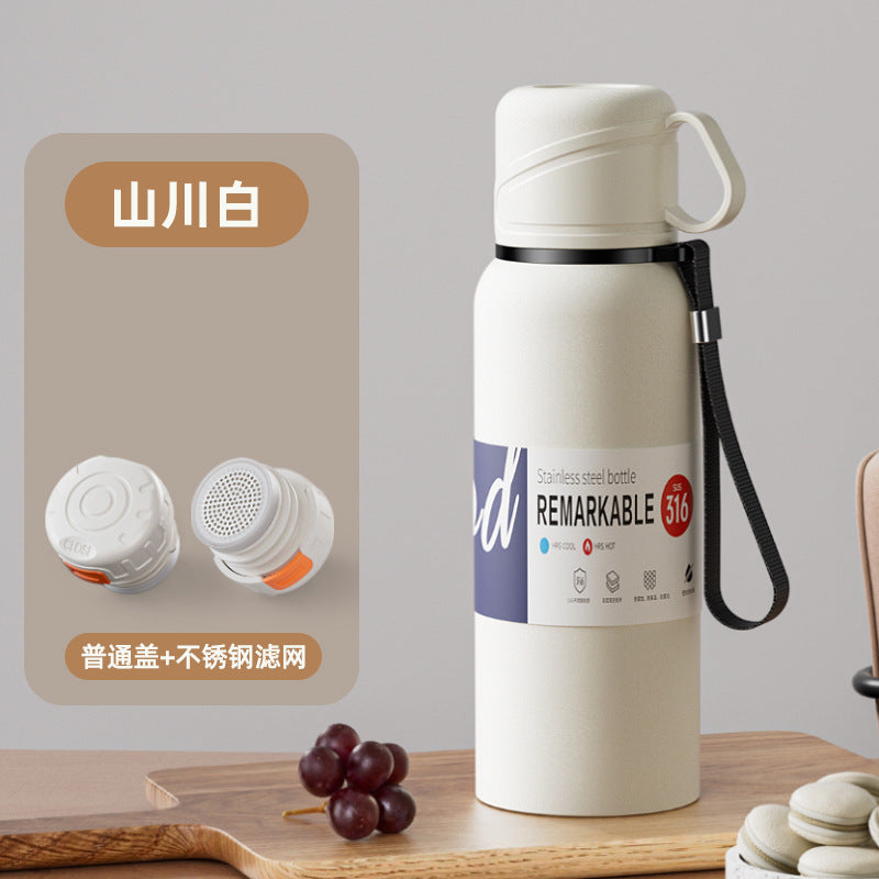 Tea Cup Bottiglia d'acqua sportiva motivazionale a colori  420ml, 620ml, 820ml, 1160ml, 1360ml, 1680ml, 1980ml