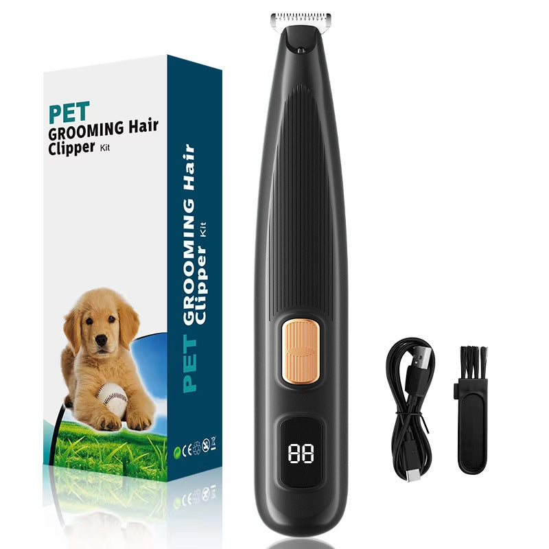 Pet foot shaving device