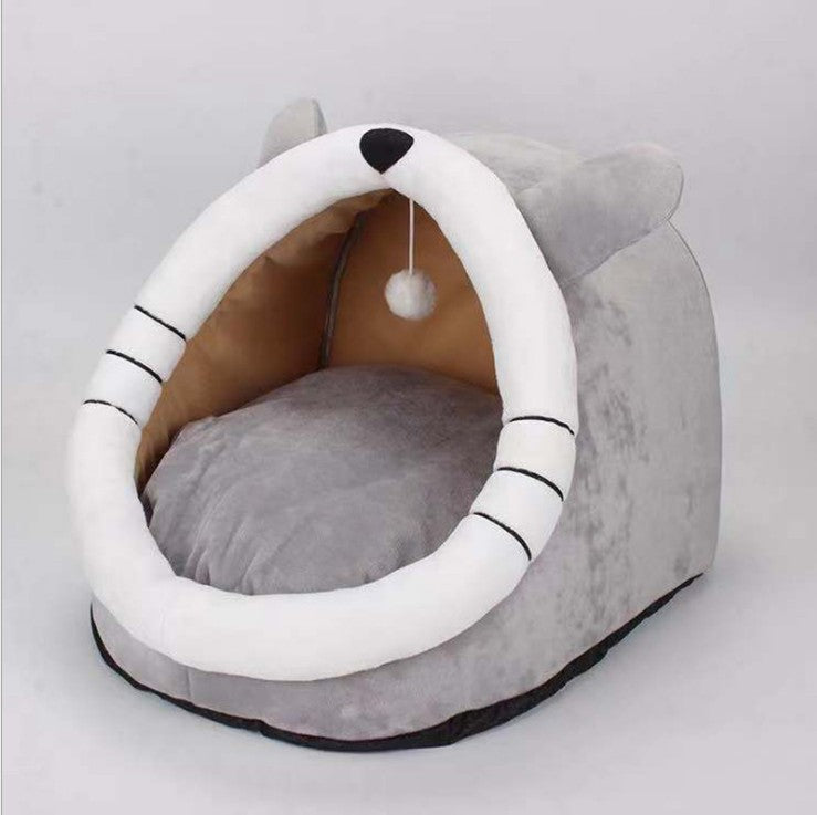 Cat Nest Four-season use: Suitable for year-round indoor and outdoor comfort
Enclosed design: Provides security and warmth for pets