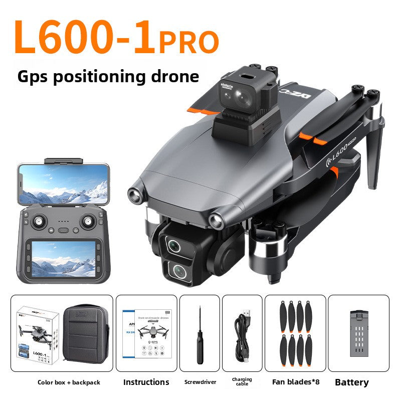 quadcopter drone Screen Control: Features a 4.5-inch LCD color screen for intuitive remote operation.
GPS Navigation: Equipped with GPS for stable flight and precise positioning