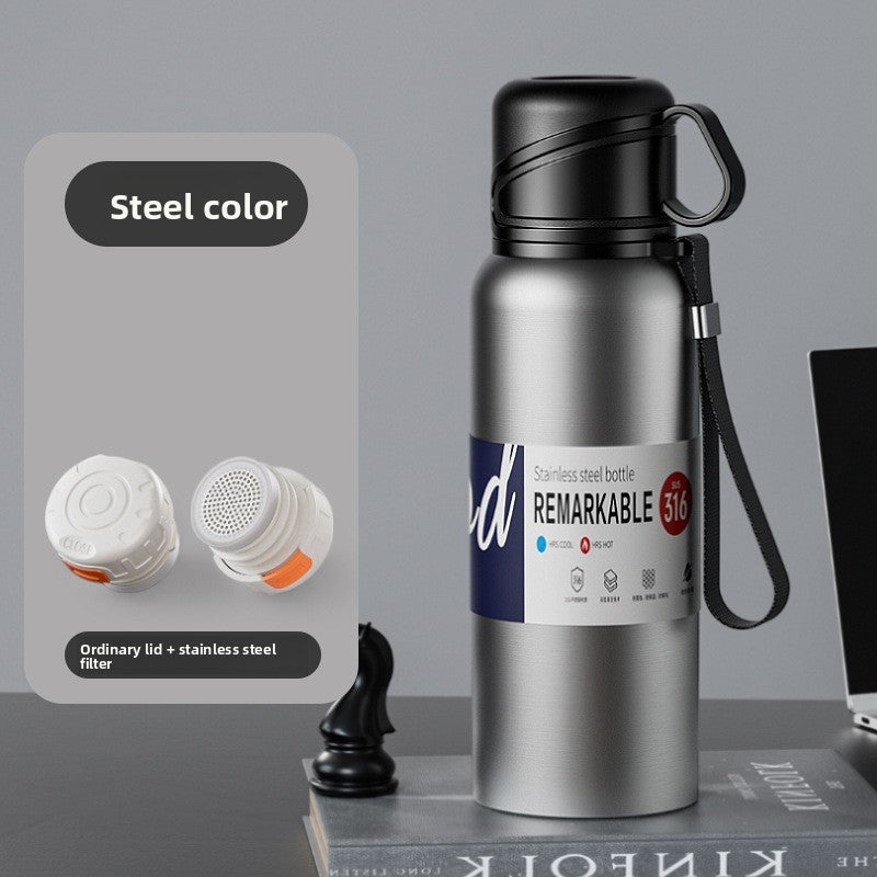Tea Cup Bottiglia d'acqua sportiva motivazionale a colori  420ml, 620ml, 820ml, 1160ml, 1360ml, 1680ml, 1980ml
