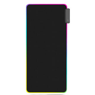 LED mouse pad RGB Lighting - Features 7 single colors and 14 dynamic modes including breathing and marquee effects for immersive gaming ambiance
