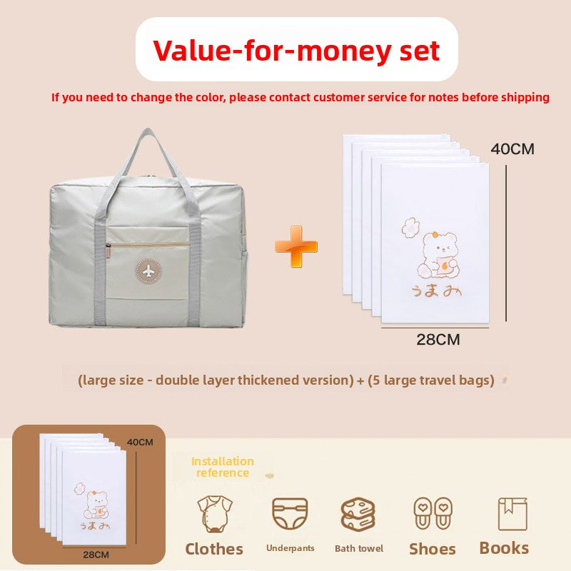 Travel Bag Spacious design ideal for short trips and campus living
Foldable: Convenient storage when not in use