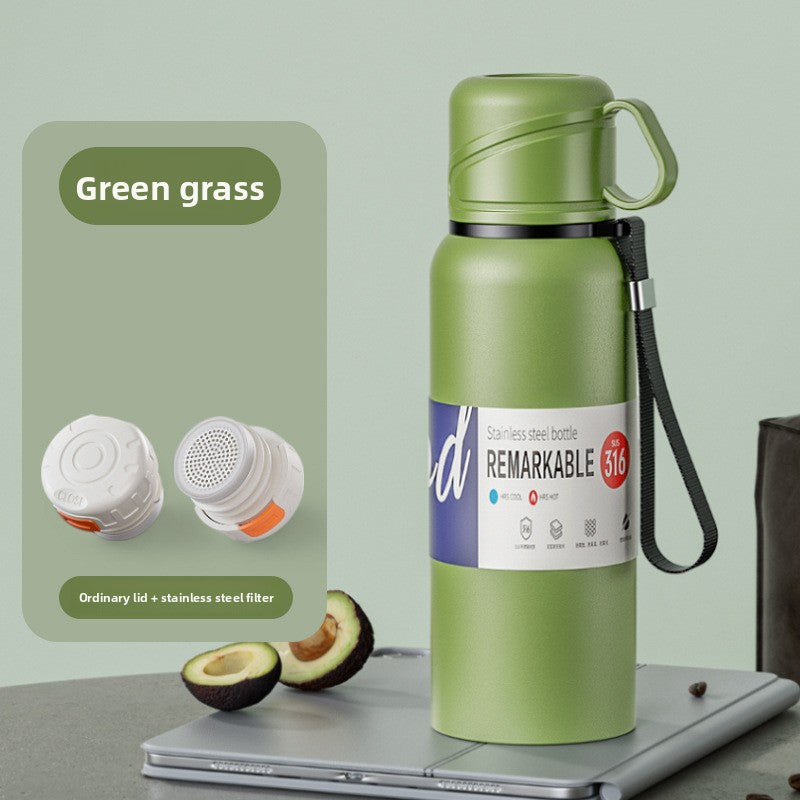 Tea Cup Bottiglia d'acqua sportiva motivazionale a colori  420ml, 620ml, 820ml, 1160ml, 1360ml, 1680ml, 1980ml