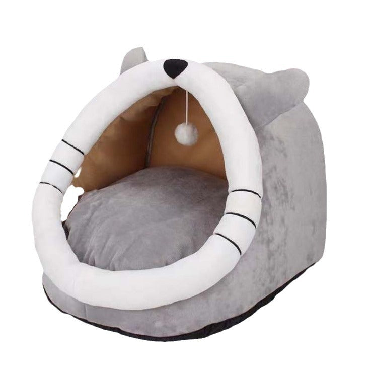 Cat Nest Four-season use: Suitable for year-round indoor and outdoor comfort
Enclosed design: Provides security and warmth for pets