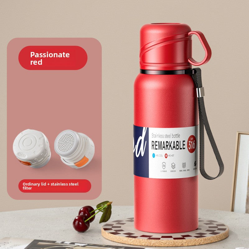 Tea Cup Bottiglia d'acqua sportiva motivazionale a colori  420ml, 620ml, 820ml, 1160ml, 1360ml, 1680ml, 1980ml