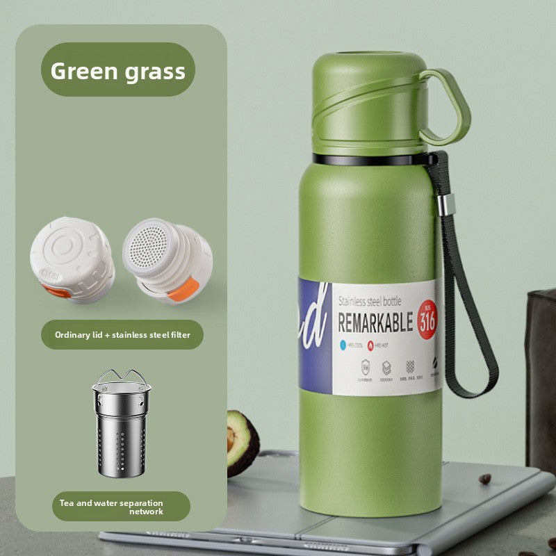 Tea Cup Bottiglia d'acqua sportiva motivazionale a colori  420ml, 620ml, 820ml, 1160ml, 1360ml, 1680ml, 1980ml