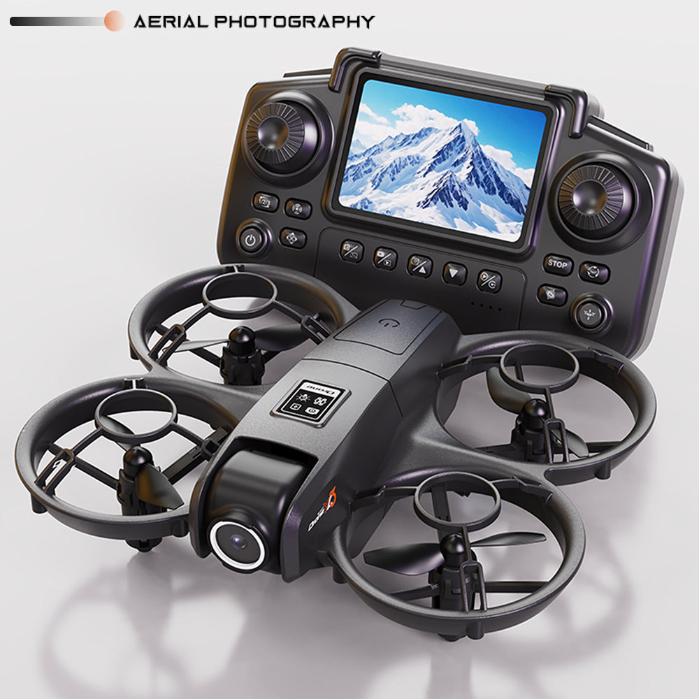 Mini Quadcopter with HD Dual Camera and Optical Flow Positioning Captures clear aerial photos and videos with dual cameras.
Optical Flow Positioning: Ensures stable hovering and precise flight control