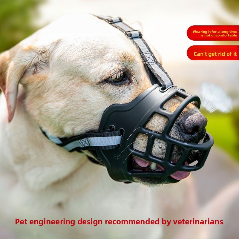 Anti-bite and anti-eating muzzles for large and medium-sized dogs Prevents dogs from biting or chewing objects
Anti-barking feature: Reduces excessive noise from dogs