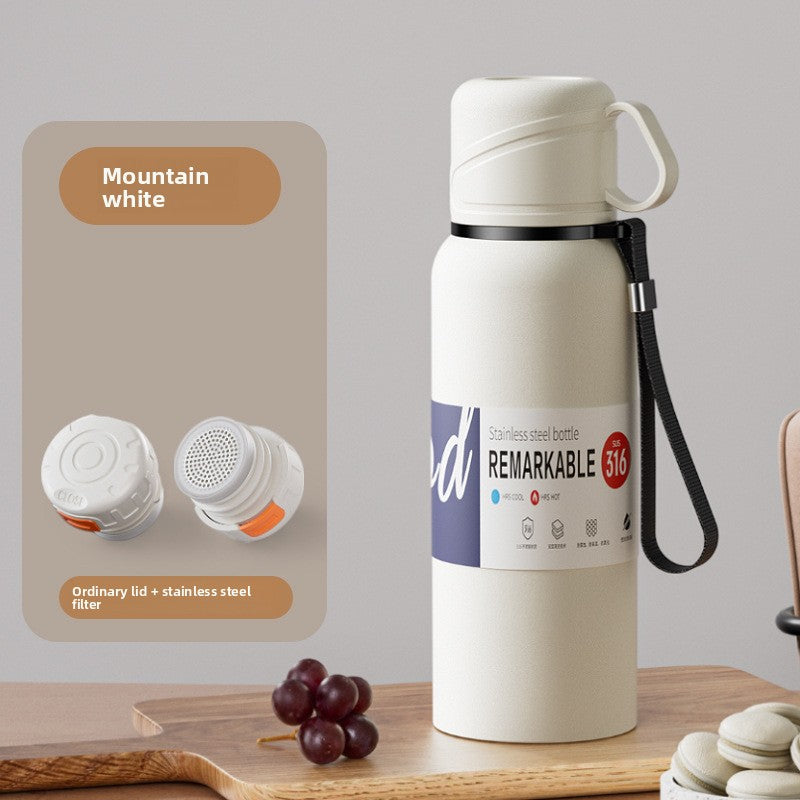 Tea Cup Bottiglia d'acqua sportiva motivazionale a colori  420ml, 620ml, 820ml, 1160ml, 1360ml, 1680ml, 1980ml