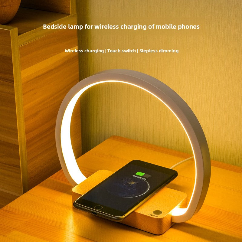 Wireless Charging Table Lamp with Night Light Wireless Charging: 10W wireless charging capability for convenient device powering