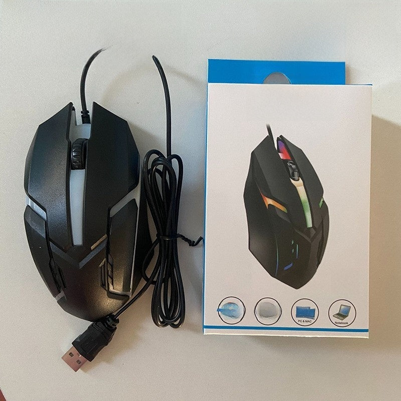 Gaming keyboard and mouse suit Luminous Keys - Backlit keyboard with glowing keys for enhanced visibility in low-light conditions
Mechanical Feel - Provides tactile feedback and responsive keystrokes for comfortable typing