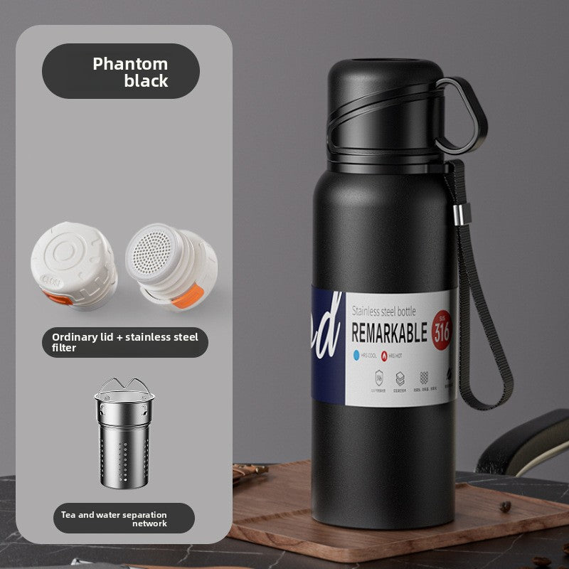 Tea Cup Bottiglia d'acqua sportiva motivazionale a colori  420ml, 620ml, 820ml, 1160ml, 1360ml, 1680ml, 1980ml