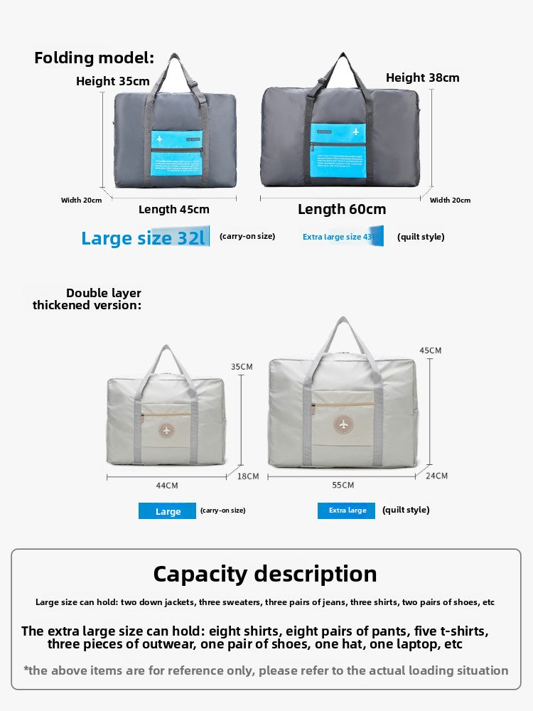 Travel Bag Spacious design ideal for short trips and campus living
Foldable: Convenient storage when not in use