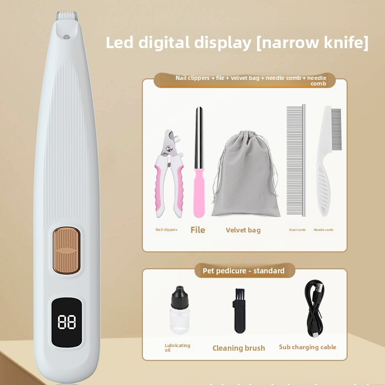 Pet foot shaving device