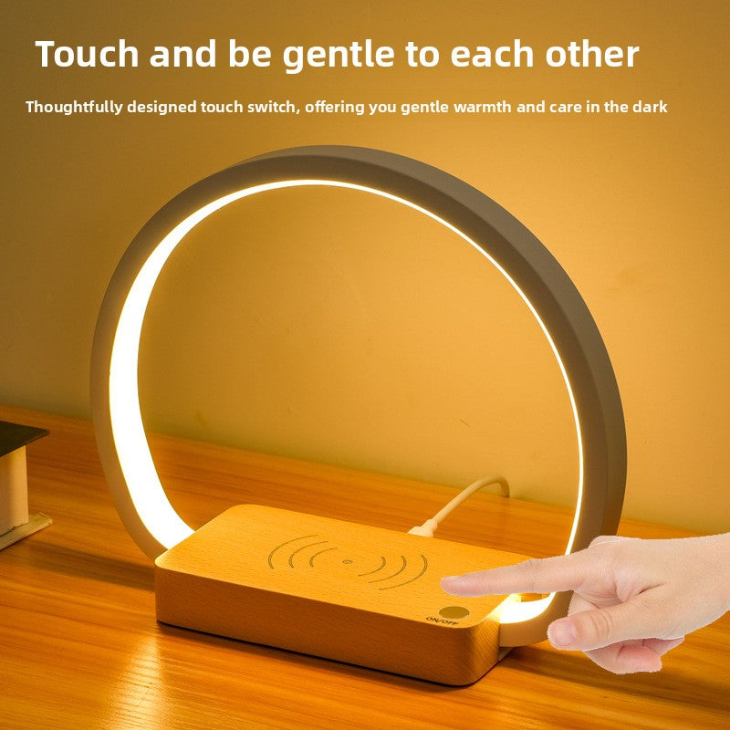 Wireless Charging Table Lamp with Night Light Wireless Charging: 10W wireless charging capability for convenient device powering