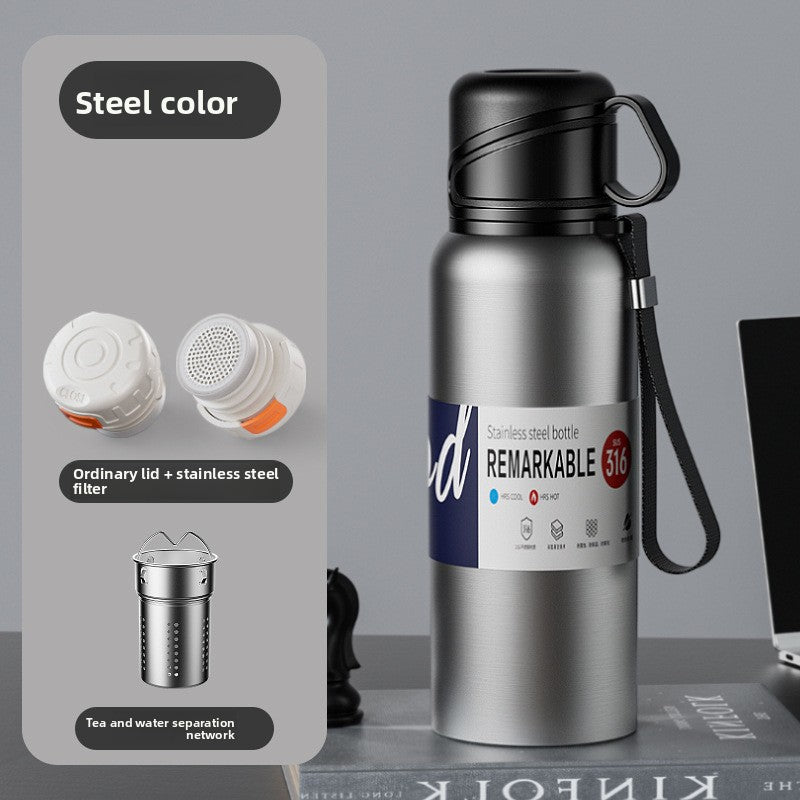 Tea Cup Bottiglia d'acqua sportiva motivazionale a colori  420ml, 620ml, 820ml, 1160ml, 1360ml, 1680ml, 1980ml