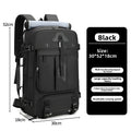 Super Large Capacity Backpack Large Capacity: 56-75L expandable storage for extended trips and outdoor adventures
Multi-functional Design: Features waterproof, breathable, and lightweight construction with dry-wet separation compartments