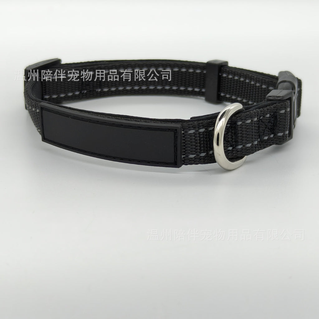 Leather tag printing for dog collars LIGHT BALT FOR DOG